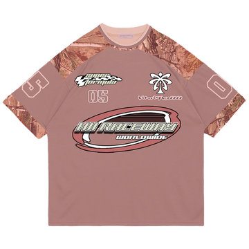 racing tee: pink