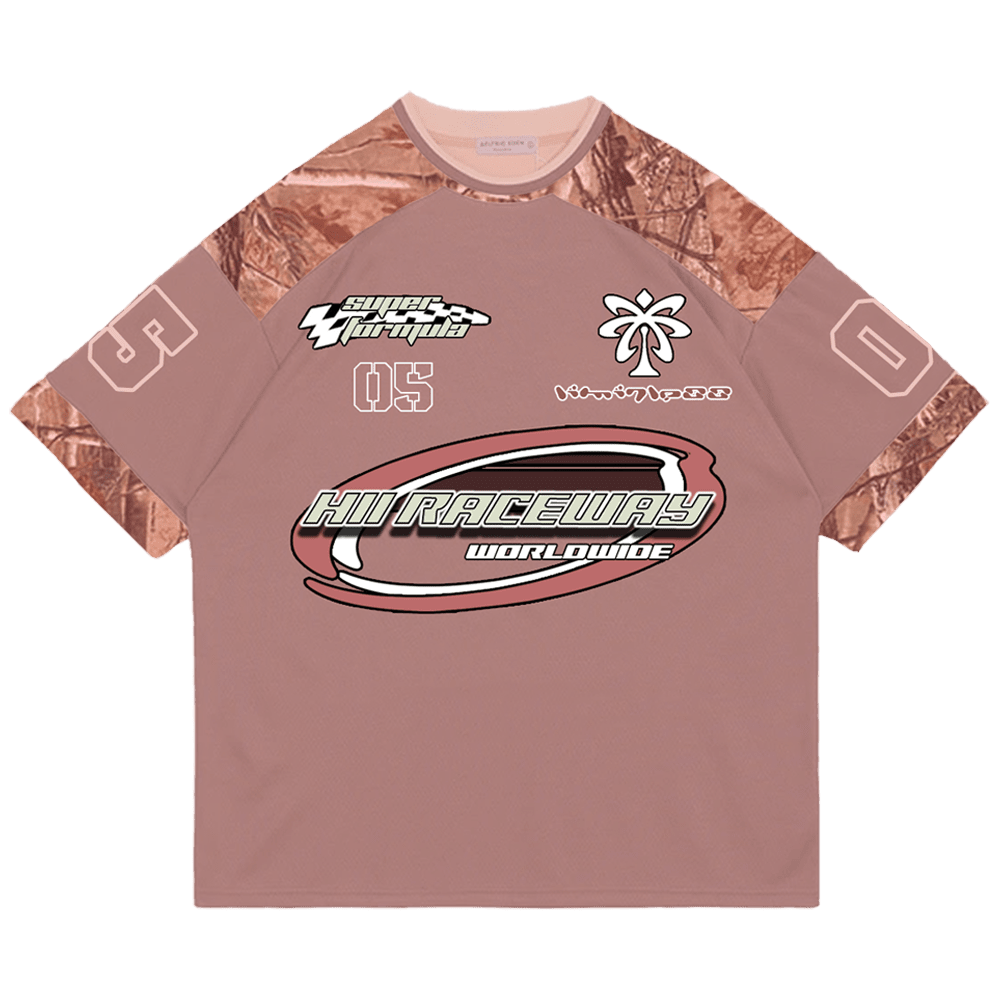 racing tee: pink - SOLARAE